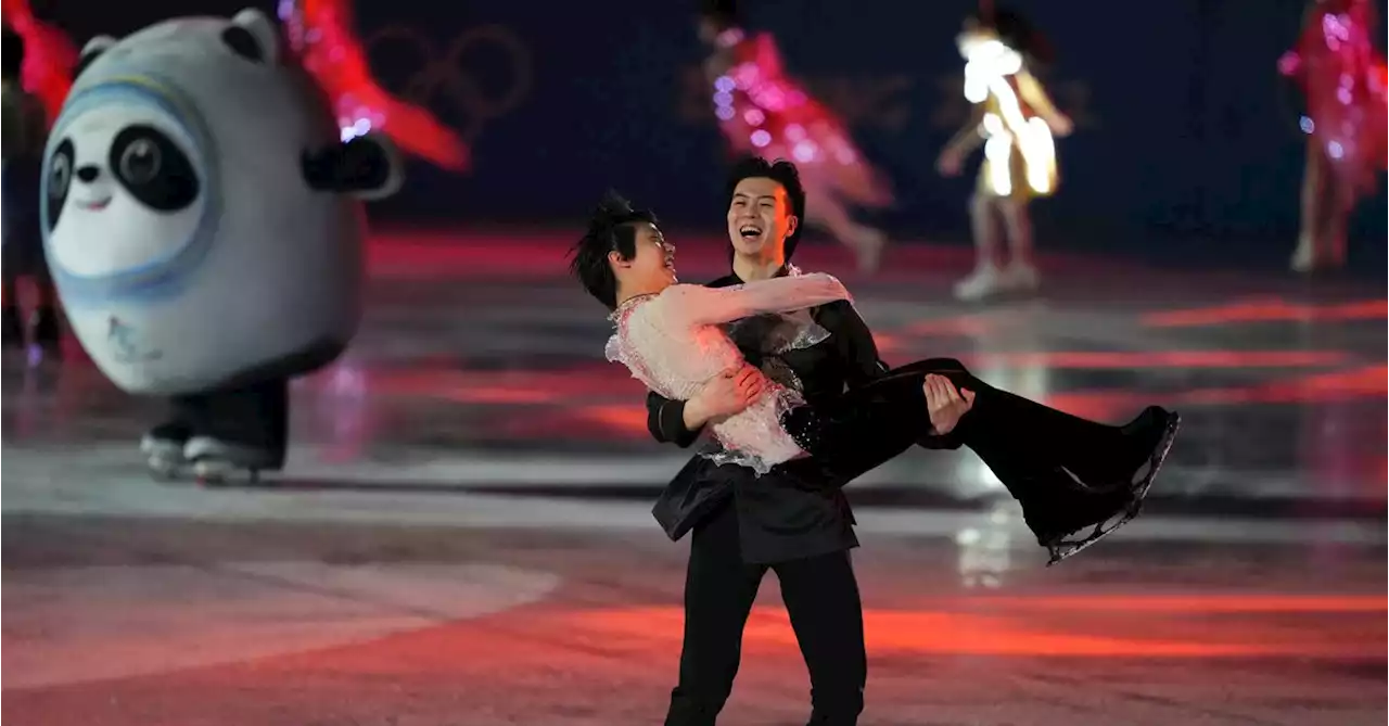 Figure skating-Skaters bid farewell to Beijing Games with sparkle-filled show