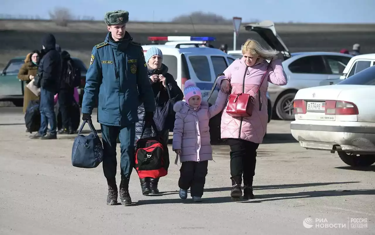 В Россию прибыли более 40 тысяч беженцев из Донбасса