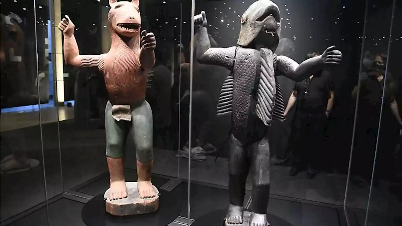 Prized African artefacts exhibited in Benin after treasures returned by France