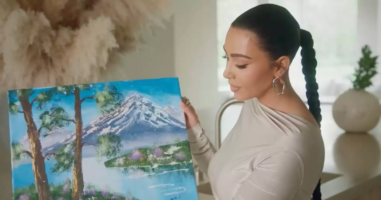 Kim Kardashian West gives a tour of her home, shows off North’s expressive art