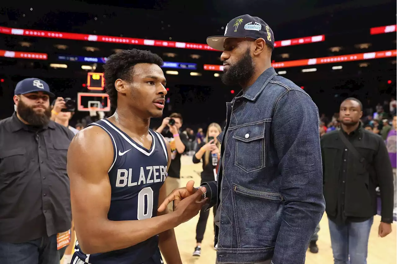 LeBron James (37) «vil gjøre hva som helst» for å spille med sønnen (17)