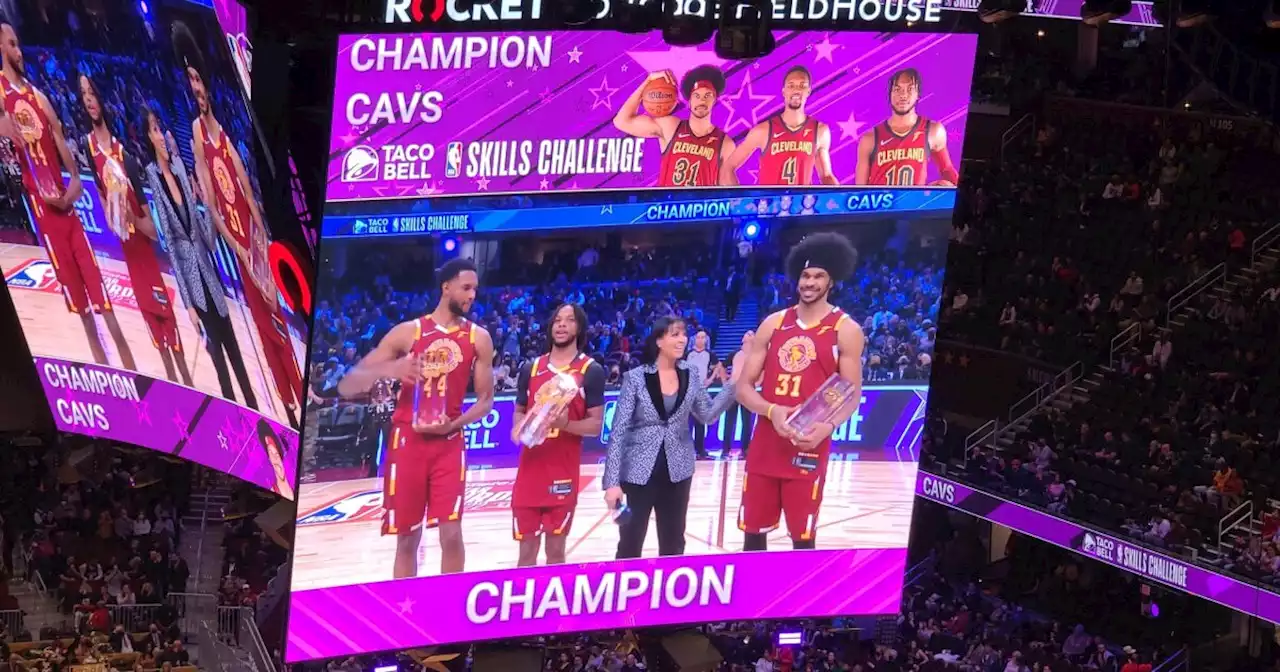 Darius Garland, Jarrett Allen, Evan Mobley win 2022 Taco Bell Skills Challenge during All-Star Weekend