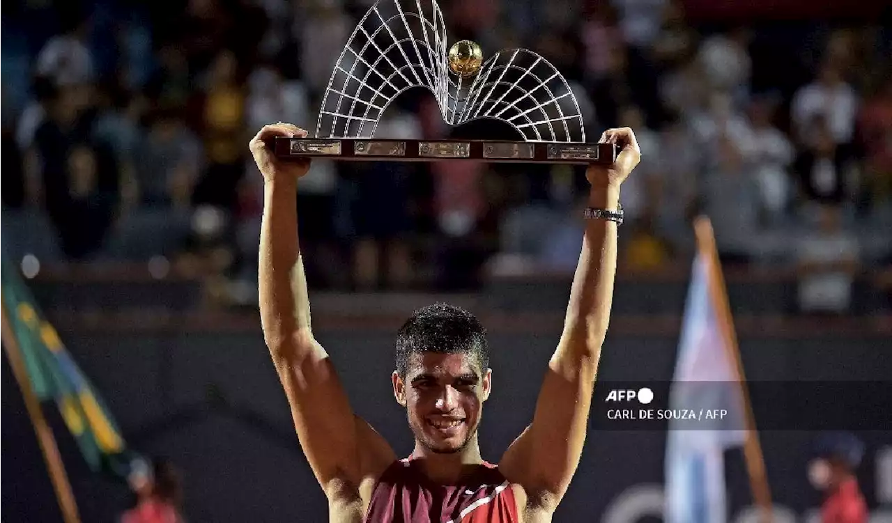 Carlos Alcaraz ganó el ATP 500 de Río de Janeiro y alcanzó una marca histórica