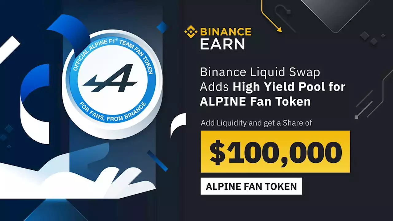 Binance Liquid Swap Will Add Alpine F1® Team Fan Token, Open Two New High-Yield Pools | Binance Support