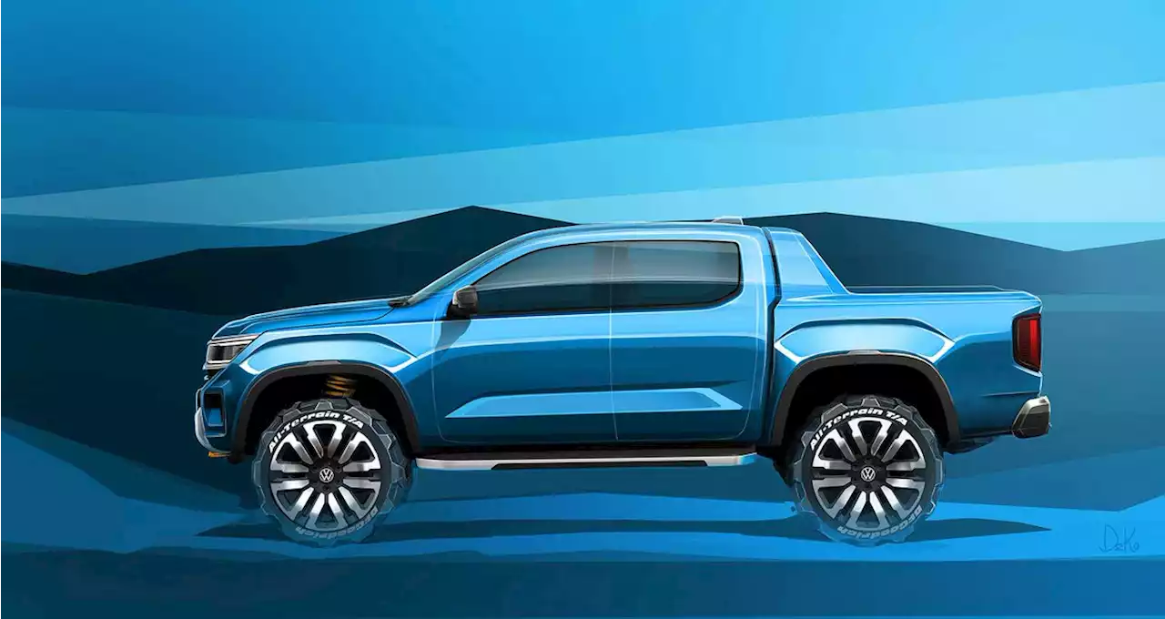 New 2022 VW Amarok pickup sketches revealed