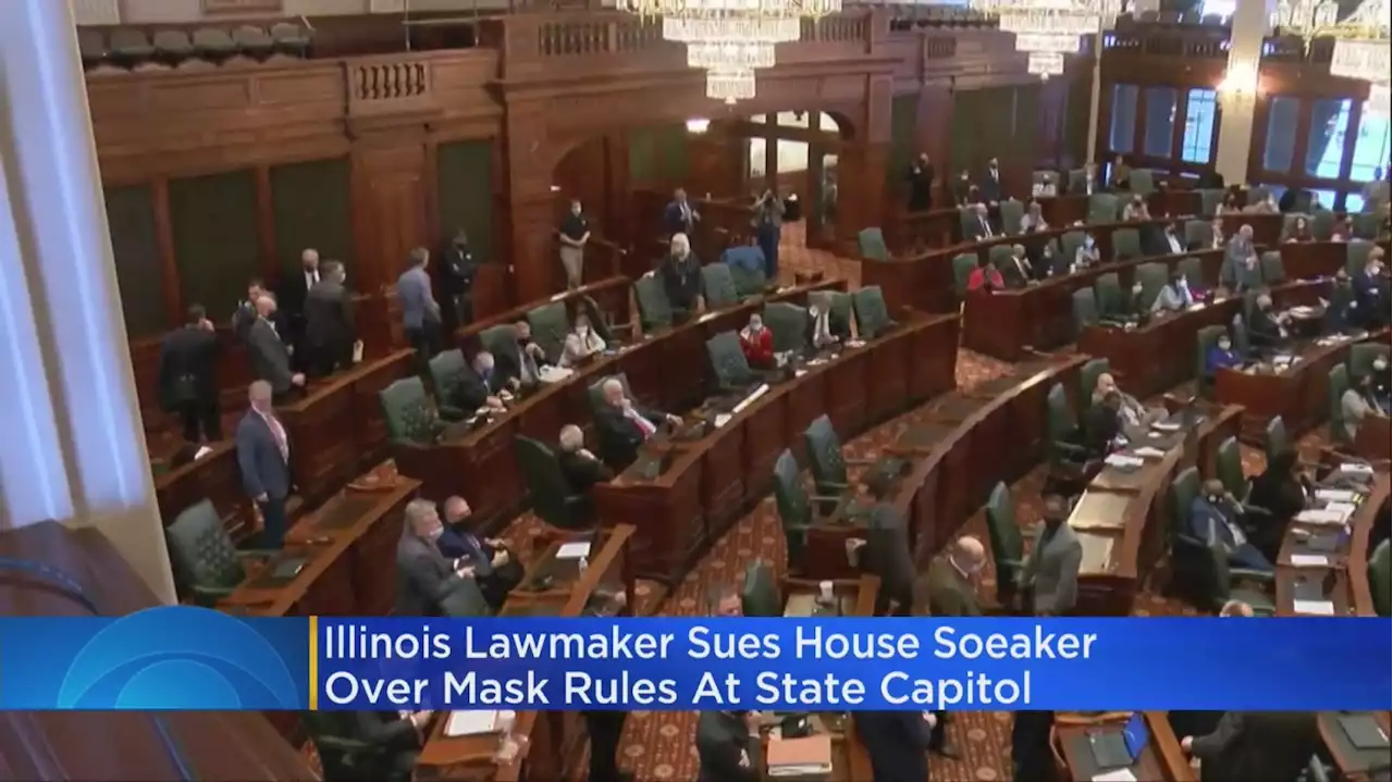 Illinois Lawmaker Sues House Speaker Over Mask Rule At State Capitol