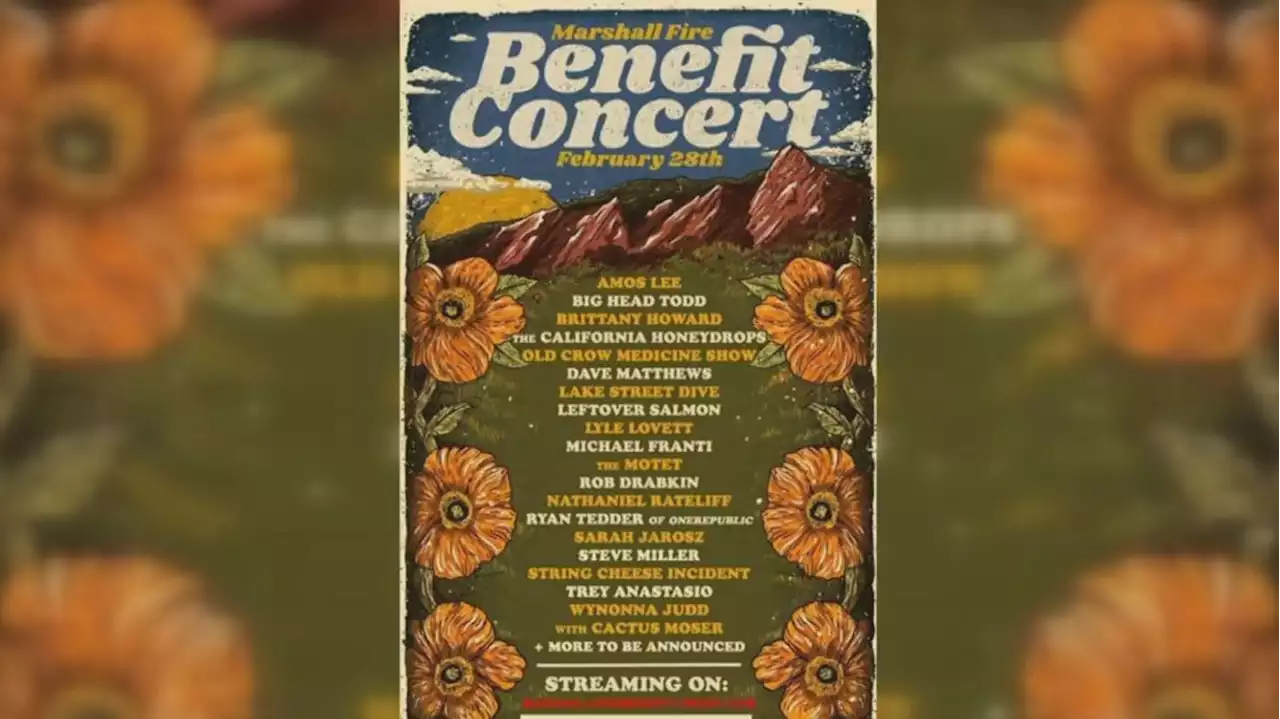 Star-Studded Benefit Concert Aims To Donate $1 Million To Marshall Fire Victims