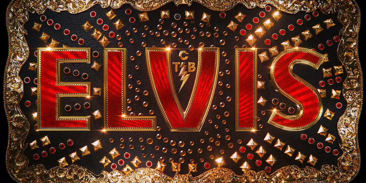 Bedazzled 'Elvis' Poster References the King of Rock's Iconic Belt Buckles