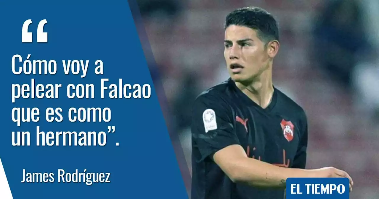 James habló de todo: su relación con Falcao, su nivel, la Selección...