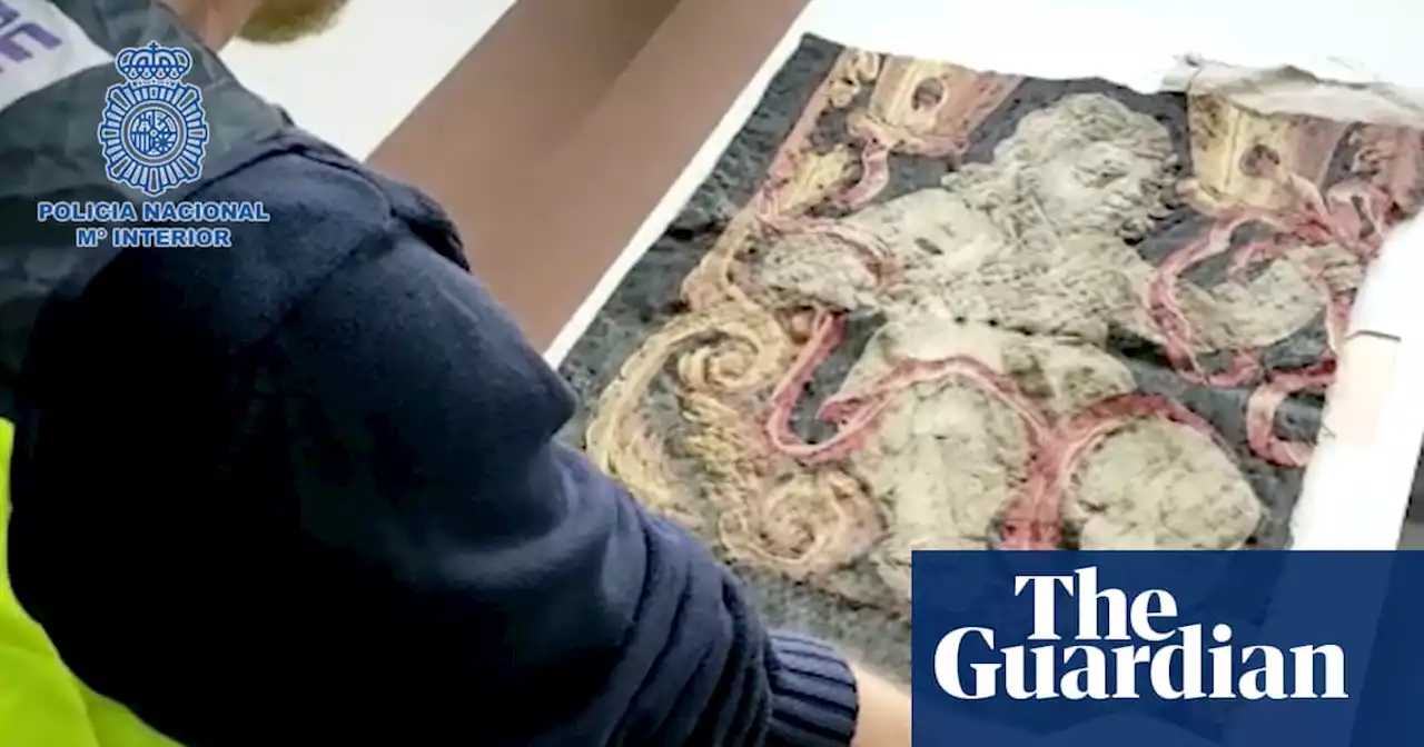 Final piece of 17th-century tapestry stolen 42 years ago found by Spanish police