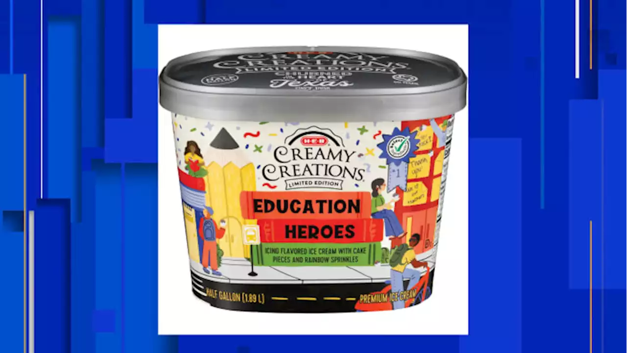 H-E-B releases new ice cream flavor in honor of Texas teachers