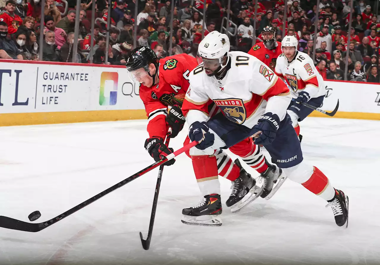 Barkov Leads Panthers to 5-2 Victory Over Blackhawks