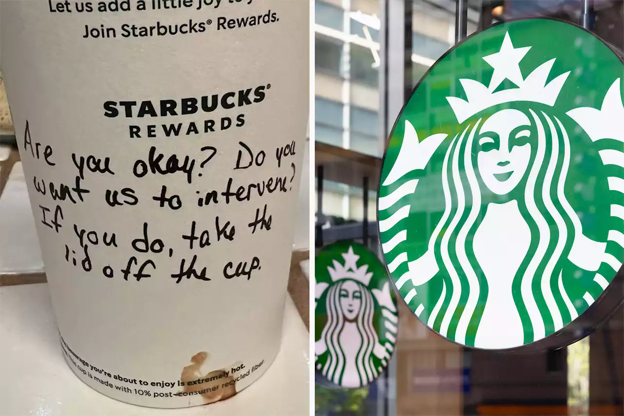 Texas Starbucks barista helps protect teen by leaving note on cup