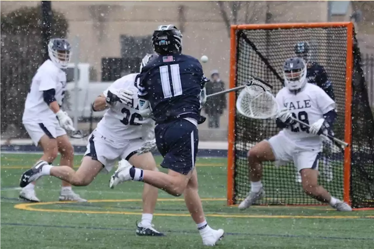 No. 20 Villanova comes up short vs. No. 7 Yale in snowy conditions, 17-14