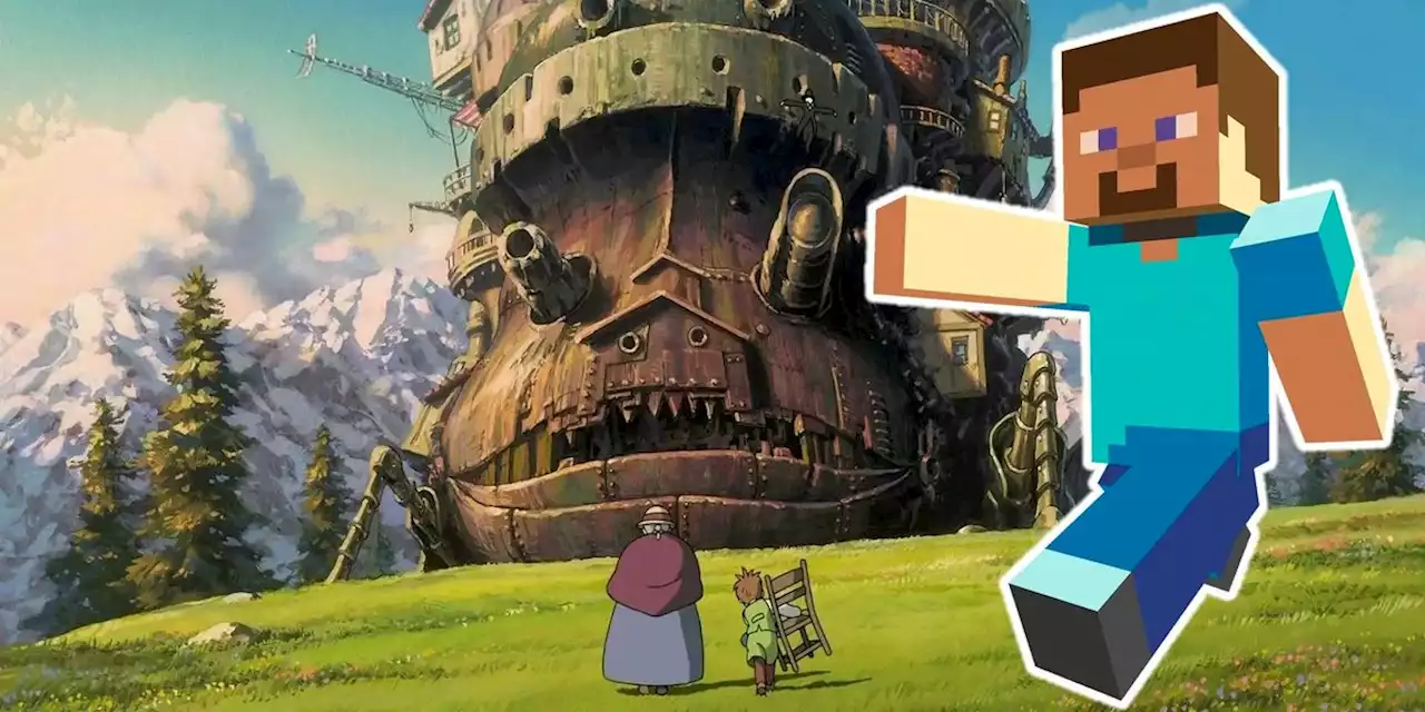 Minecraft Howl's Moving Castle Build Is A Studio Ghibli Masterpiece