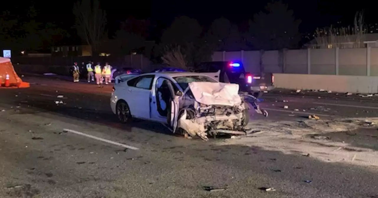 Two wrong-way drivers crash in separate collisions on I-15