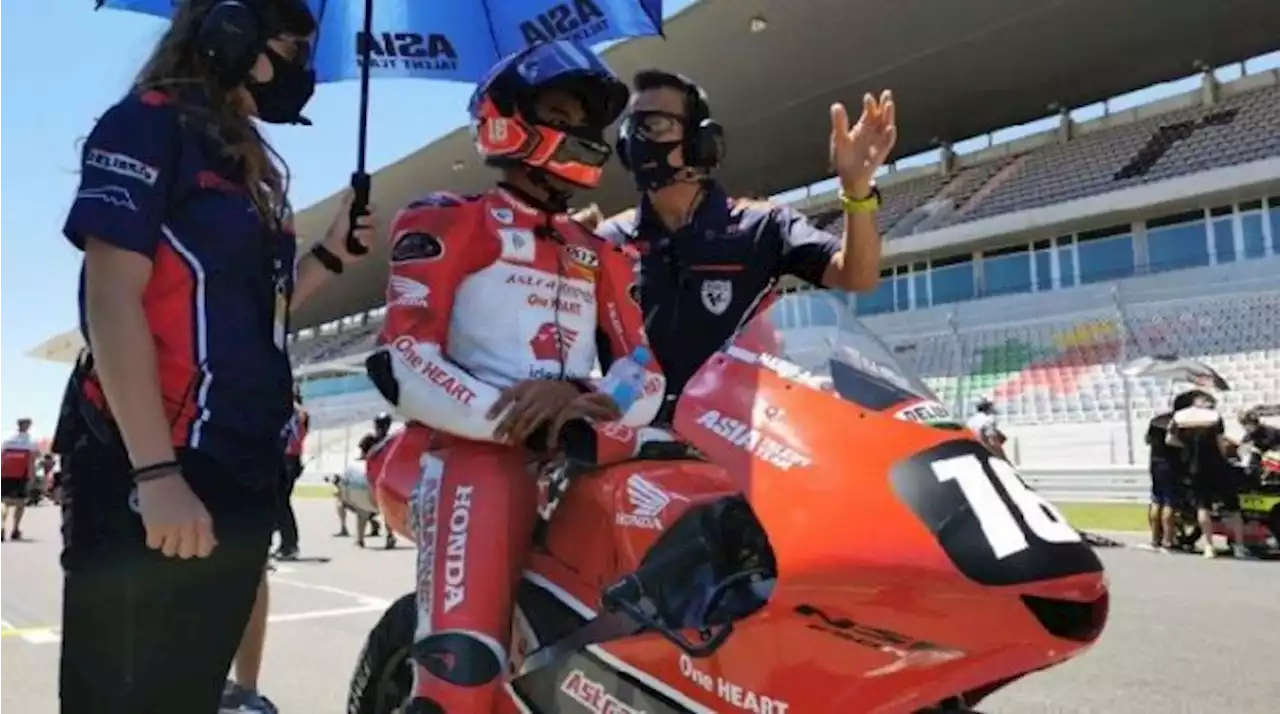 Mario Aji Tak Selesaikan Sesi 3 Tes Moto3 Portugal di Hari Kedua