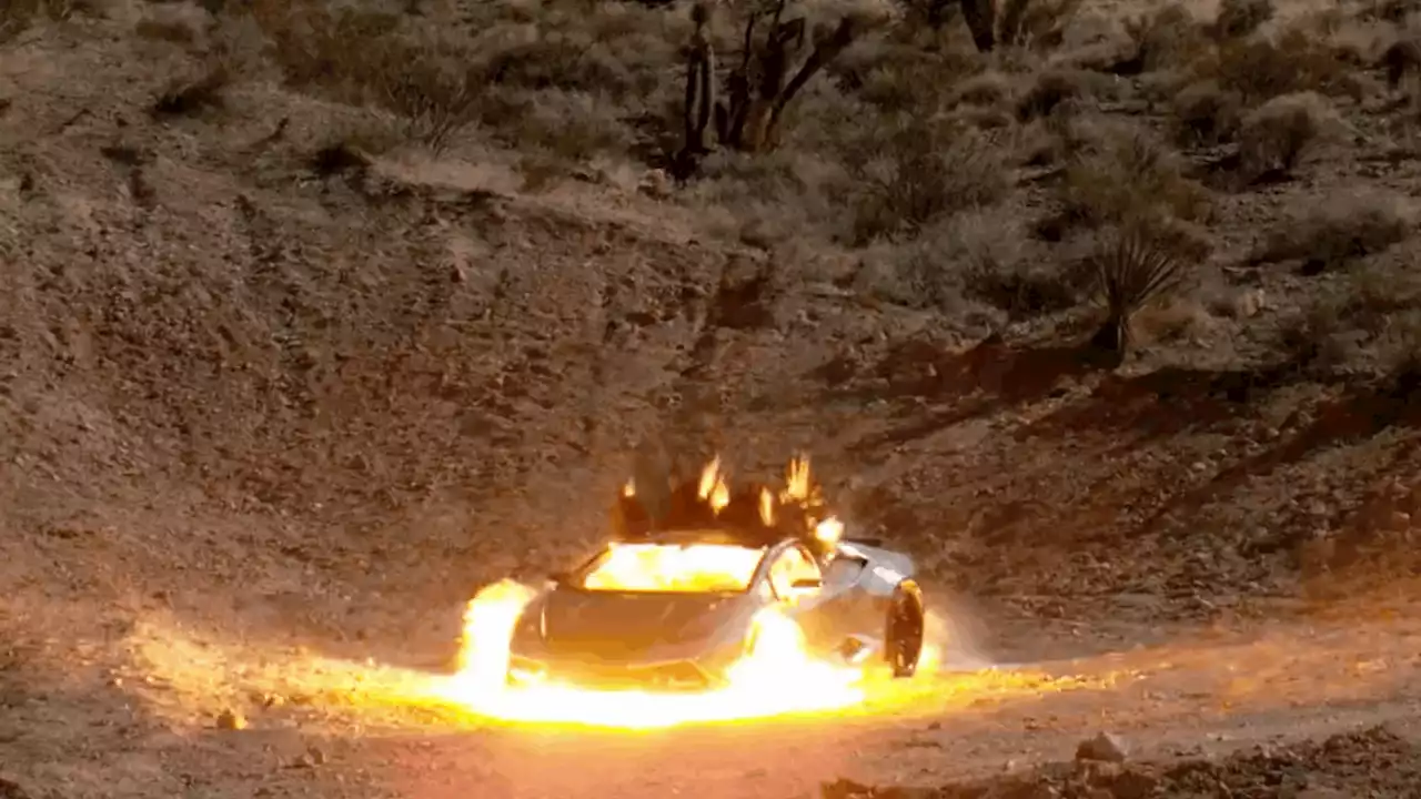 Artist blows up Lamborghini to make NFTs, in protest against crypto culture