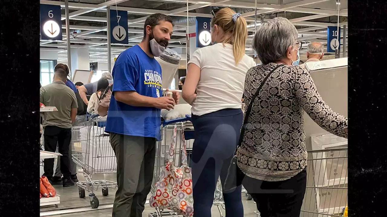 Shia LaBeouf & Pregnant Mia Goth Hit IKEA Ahead of Apparently Near Due Date