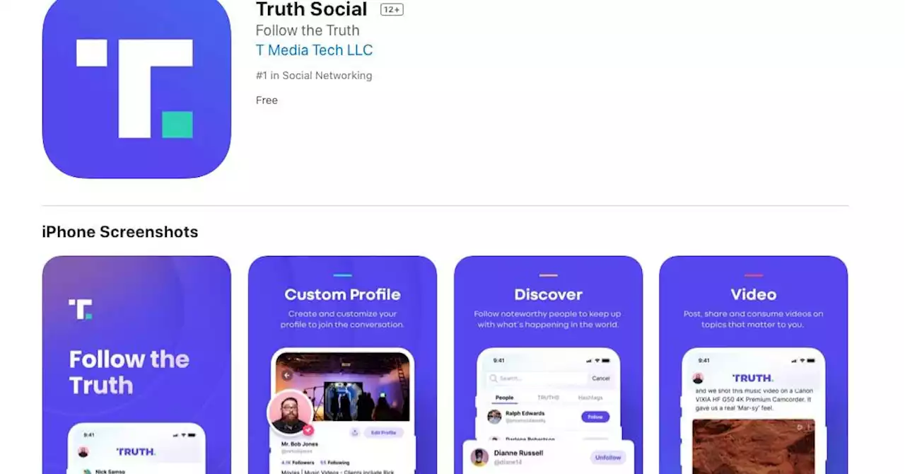 Trump’s new social media app launches on iOS