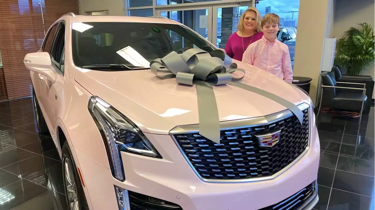 Montgomery area Mary Kay consultant presented pink Cadillac