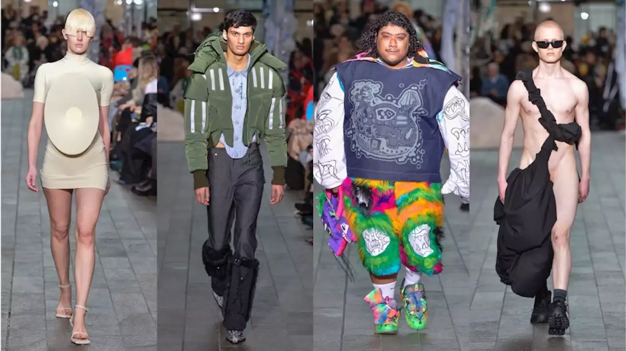 Male Body Diversity Highlighted at Central Saint Martins MA Fashion Show