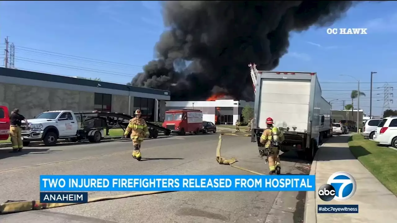 2 firefighters injured in illegal drug lab explosion near Knott's Berry Farm, authorities say