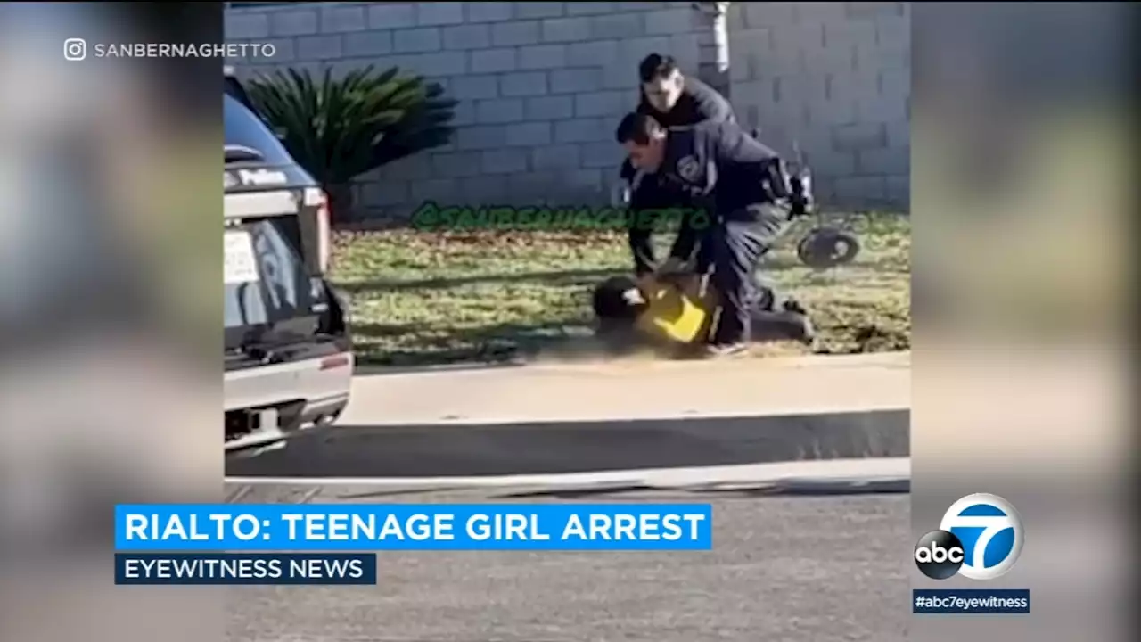 Family of teen girl violently arrested by Rialto police planning to file lawsuit