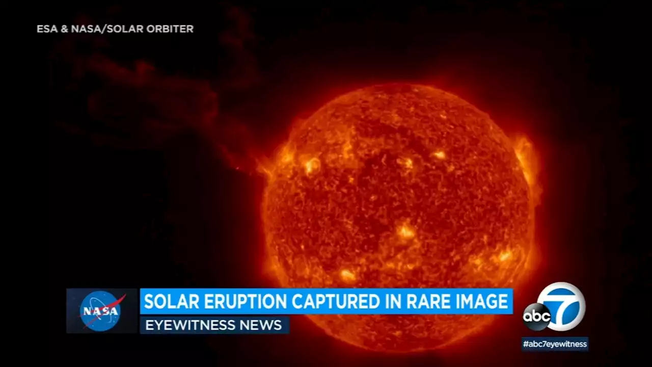 Massive solar eruption captured in unprecedented image