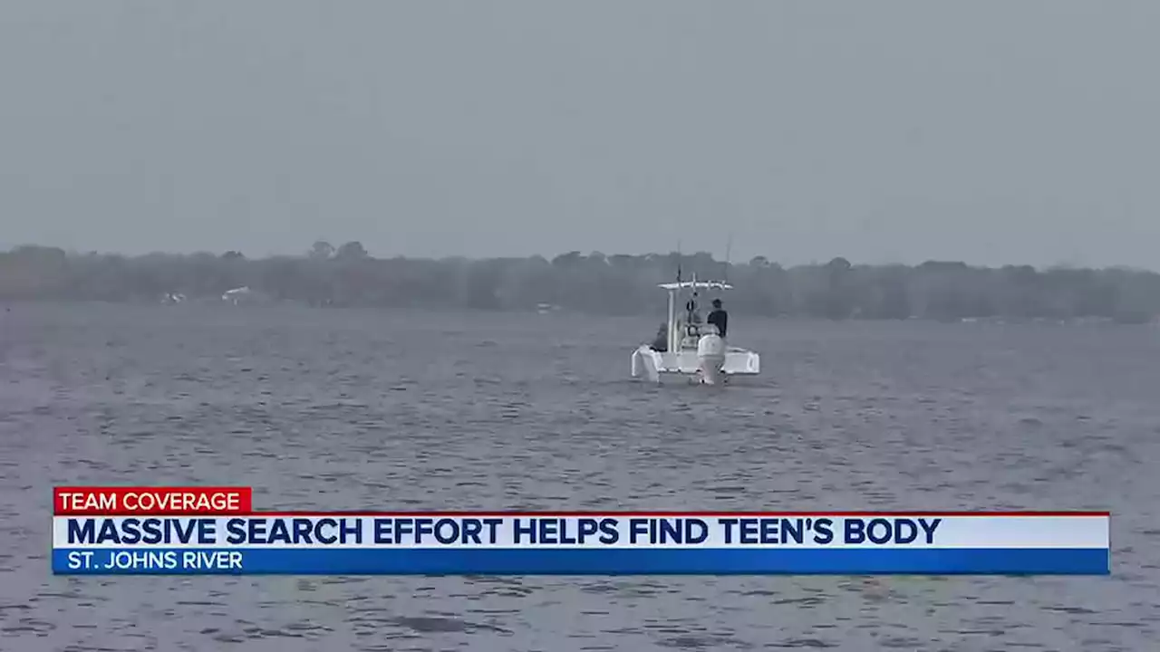 Body of missing teen found in St. Johns River after 17.5 hour search