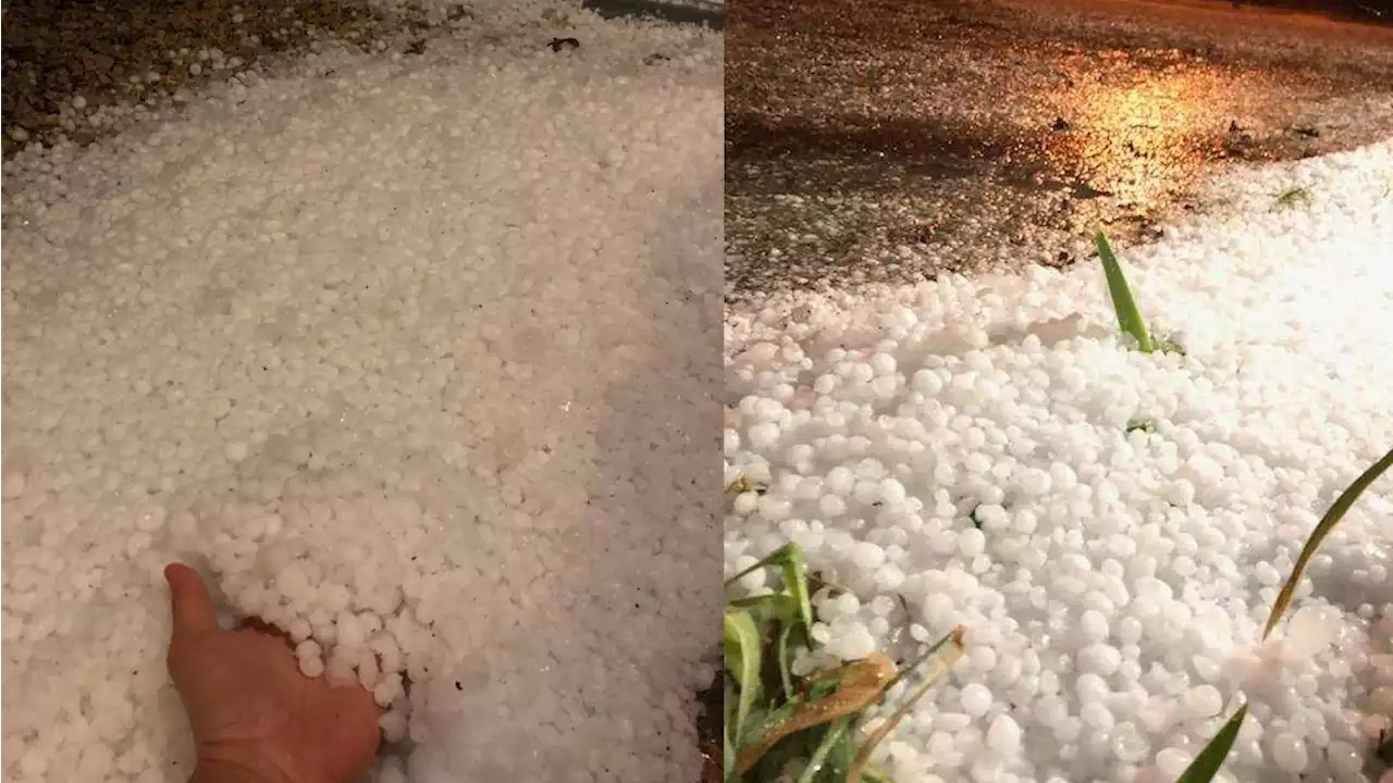 Large Hail Blows Out Windows, Damages Cars In Wise County