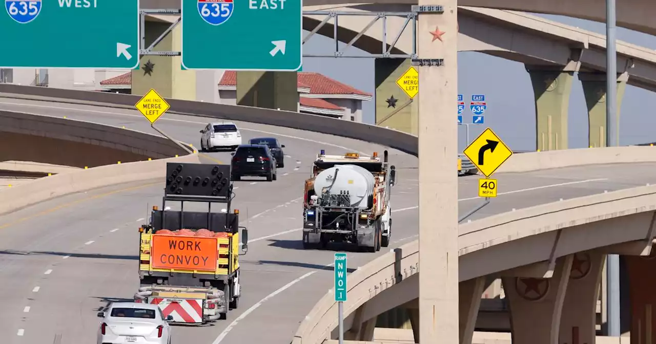 Why is there so much construction on I-635 in Dallas?