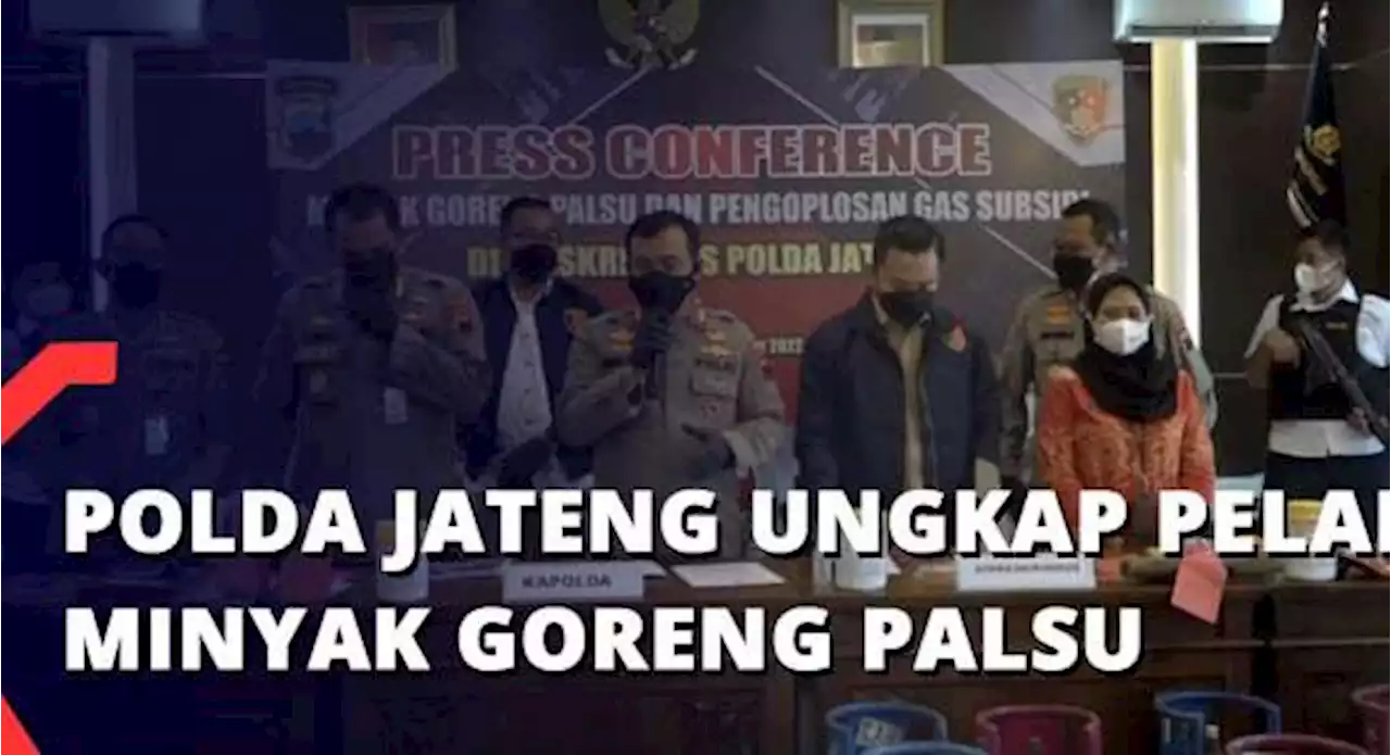 Polda Jateng Ungkap Penjual Minyak Goreng Palsu