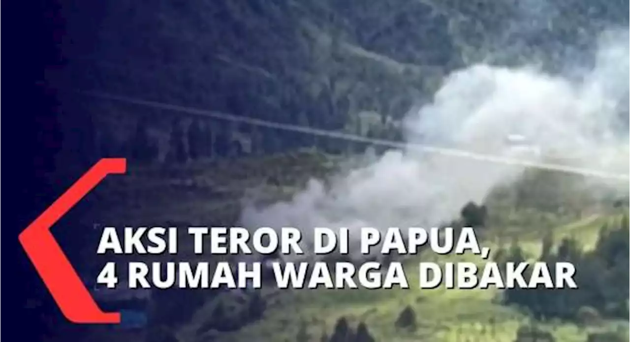 Setelah Menyerang Personel TNI-Polri, Kelompok Teroris Papua Tembaki dan Bakar Rumah Warga!