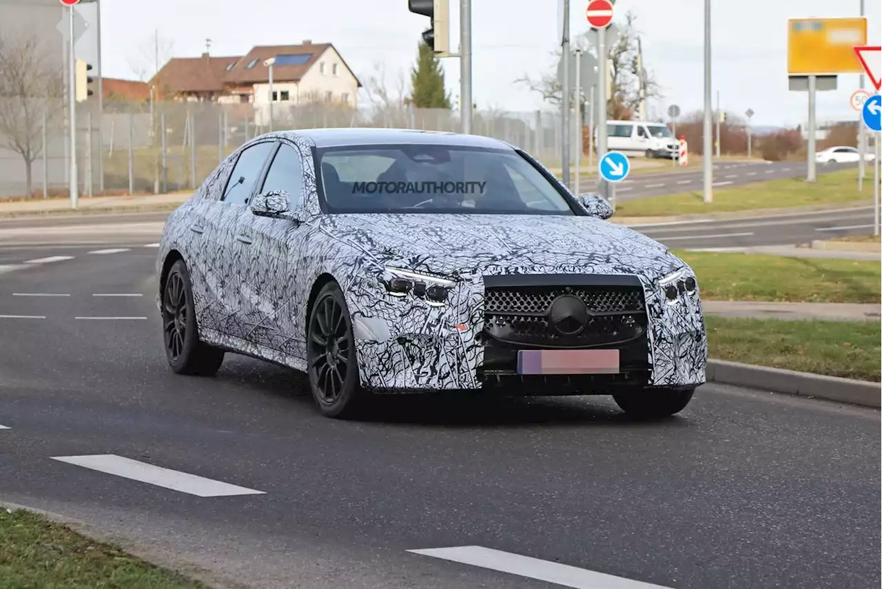 2024 Mercedes-Benz E-Class spy shots and video: Next-gen mid-sizer takes shape