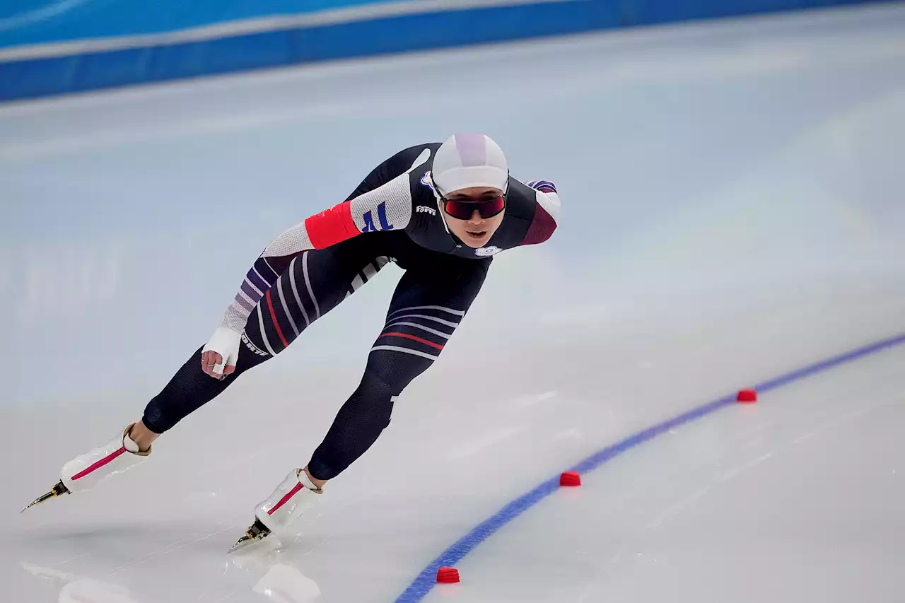 Taiwan premier wants 2022 Olympics speedskater punished for wearing Chinese suit