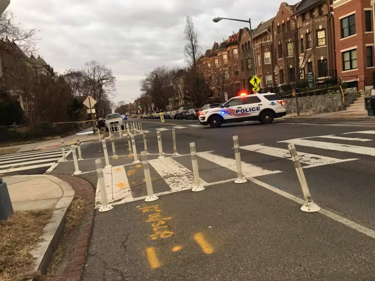 Road Closures on 13th Street, NW still in effect in Columbia Heights this morning after shooting last night