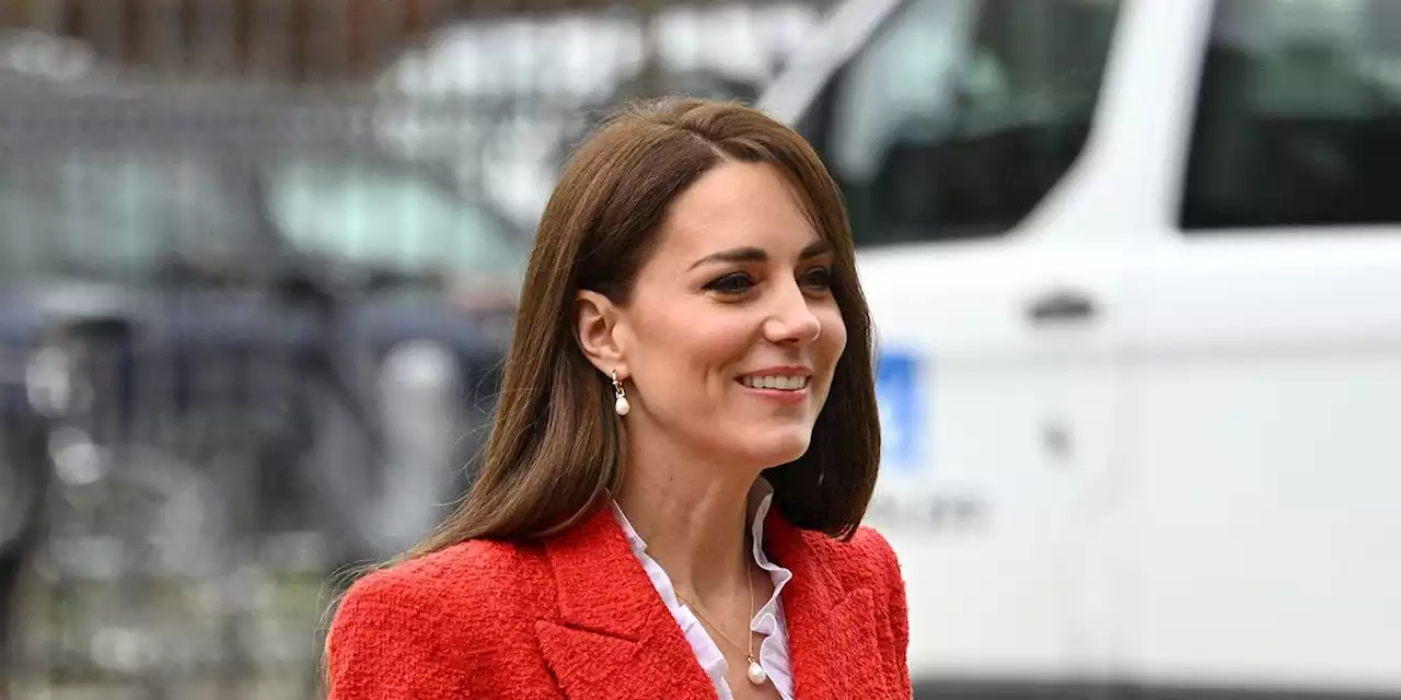 Kate Middleton steps out in red Zara jacket for solo trip to Denmark