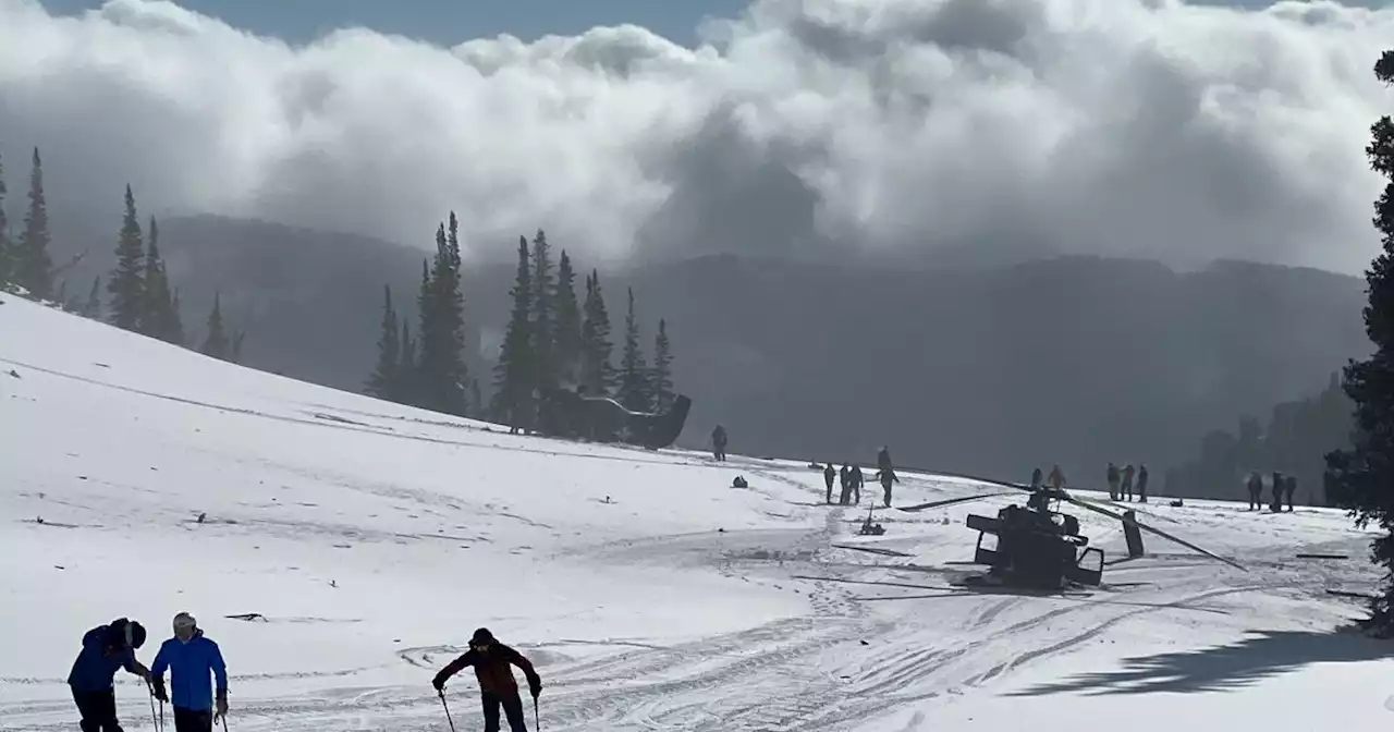 Black Hawk helicopters crash in Little Cottonwood Canyon