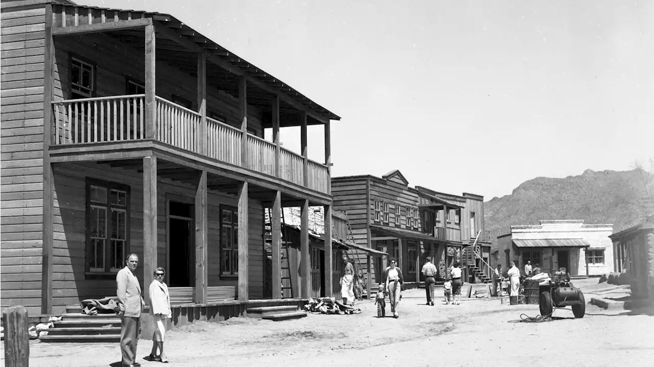 Photos: Expansion of Old Tucson and filming of 'Rio Bravo' in 1958