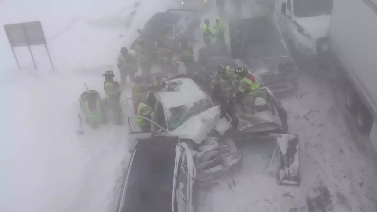 Large Pileup Closes I-94 in North Dakota - Videos from The Weather Channel | weather.com