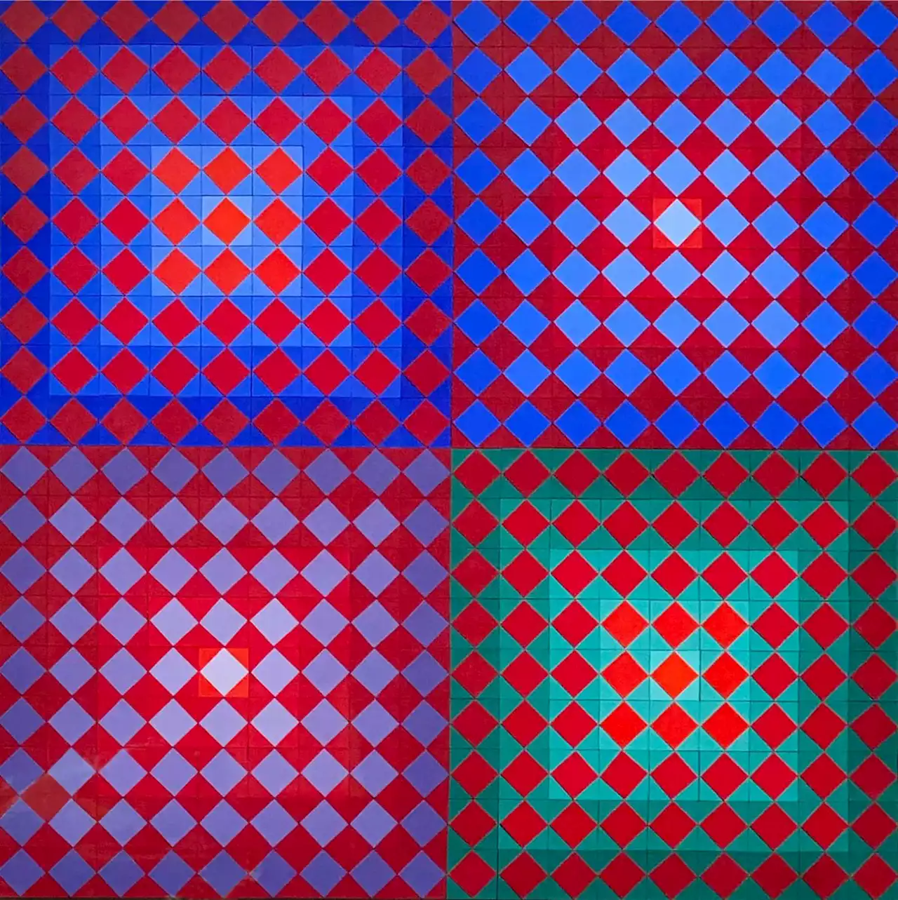 Live Now on Artnet Auctions: A Striking Composition by the Father of Op Art, Victor Vasarely | Artnet News