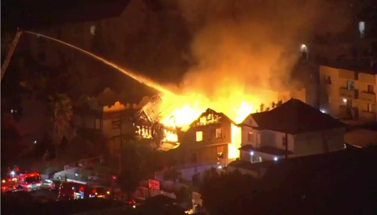 Firefighters Knockdown Major Emergency Fire At Vacant Home In Westlake; One Other Structure Sustains Minor Damage