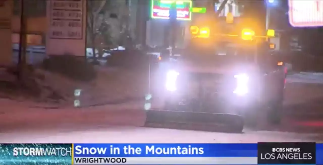 Winter Storm Brings Snow, Dangerous Driving Conditions To Southland