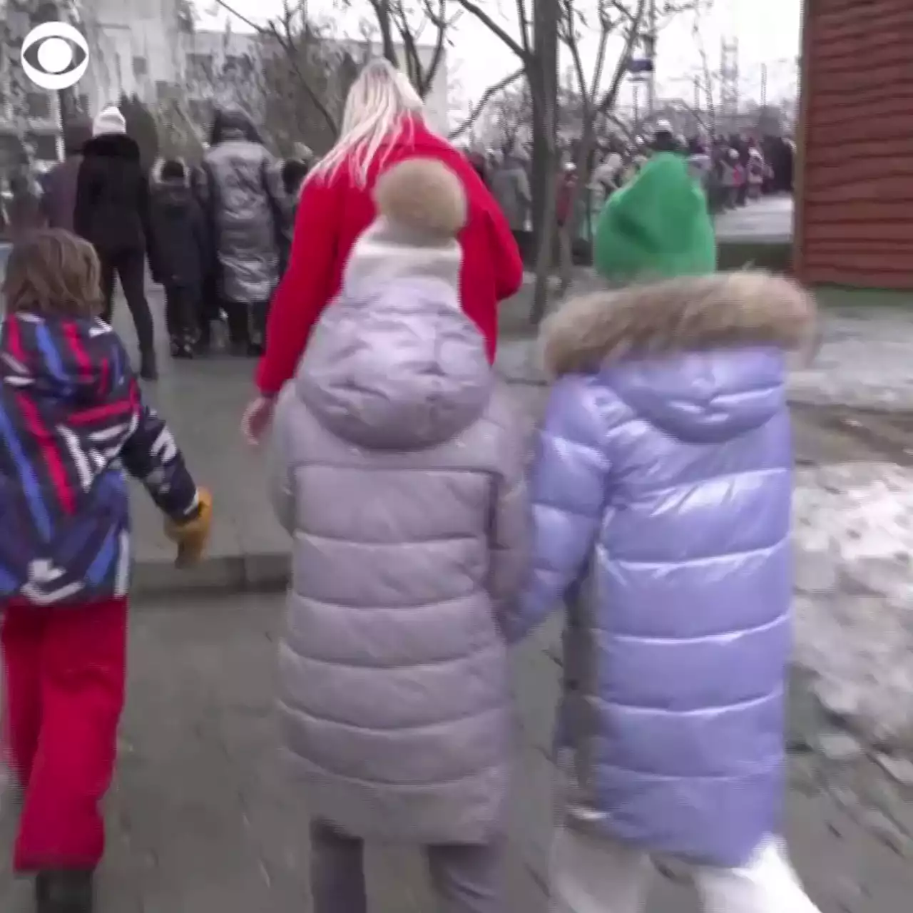 Ukrainian school children get lessons on how to survive an invasion as Russian threat looms large