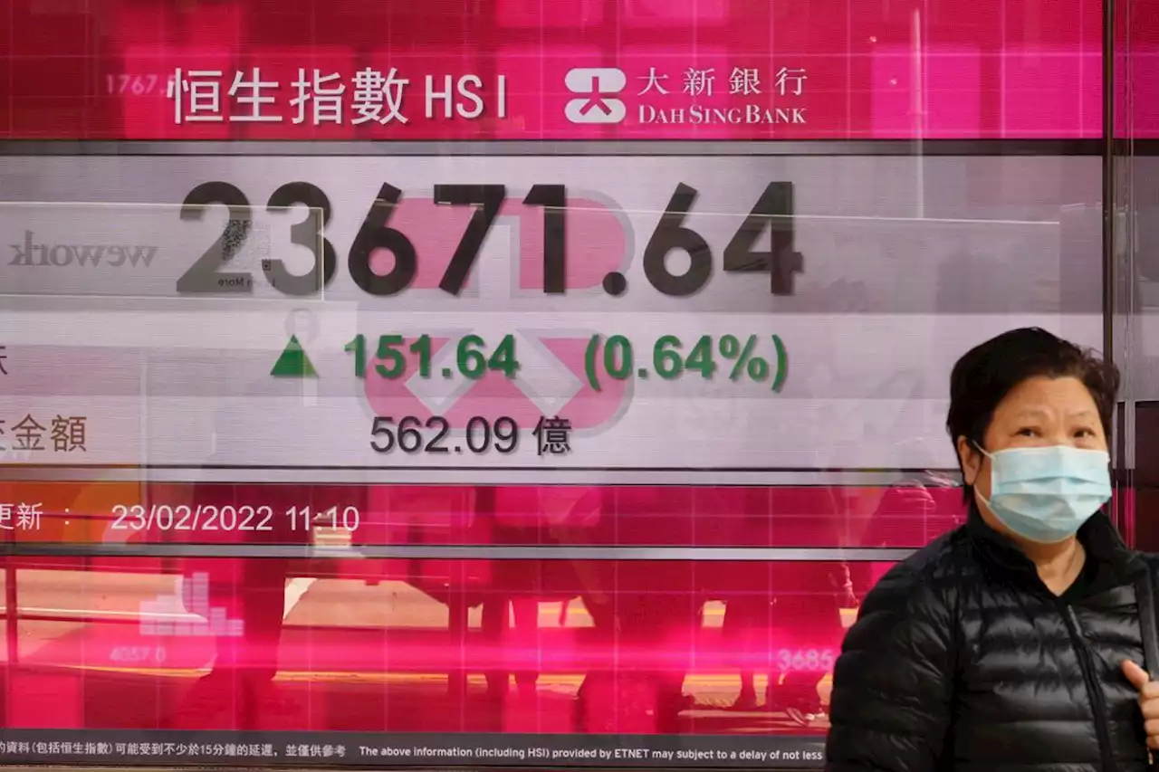 Asian stocks rebound after Wall St falls on Ukraine tensions