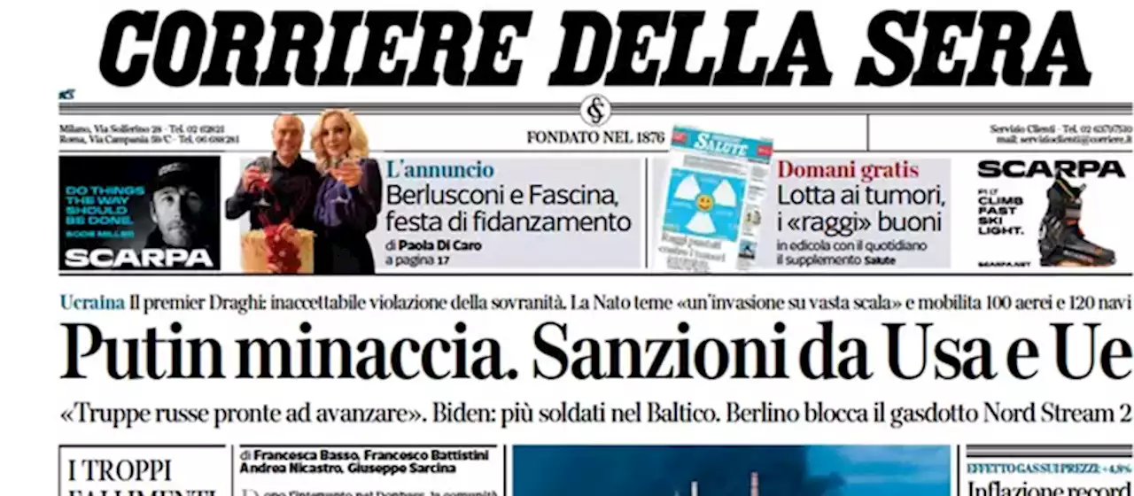 Le prime pagine di oggi - Il Post