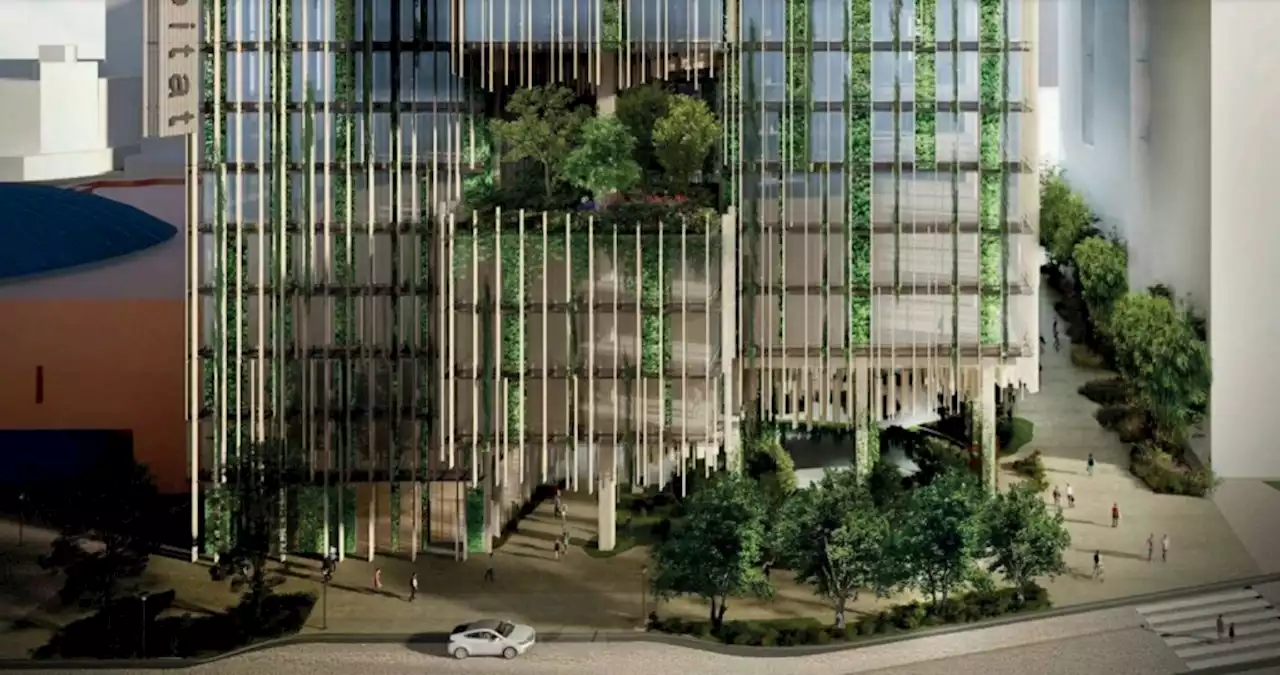 Plans for eye-catching green tower push ahead in downtown San Jose