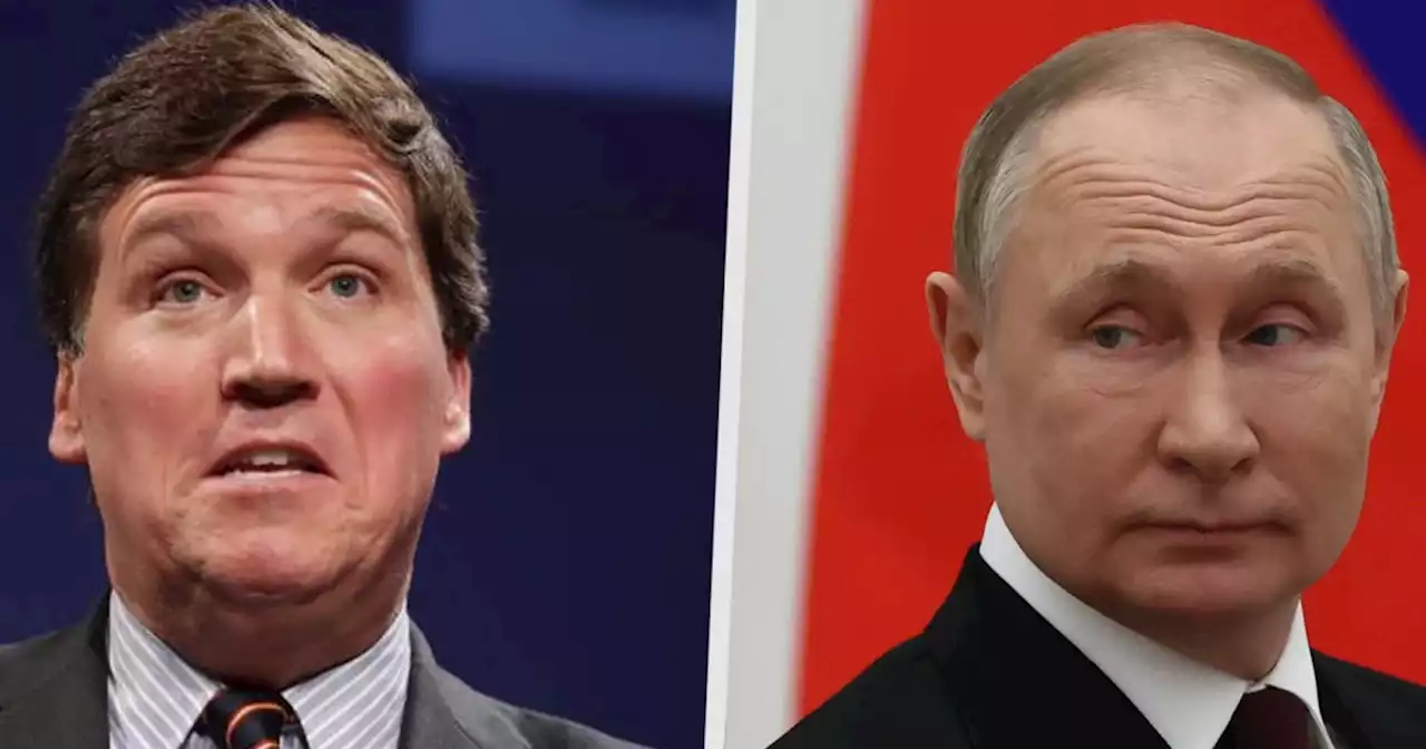 How Tucker Carlson became one of Russia’s biggest cheerleaders