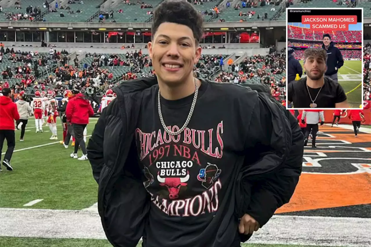 Jackson Mahomes called out by business on TikTok